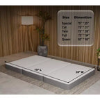 Matelas pliable en mousse à mémoire de forme de gel Continental Sleep 5 | Côtés en maille respirante avec housse ultra douce, amovible et lavable,