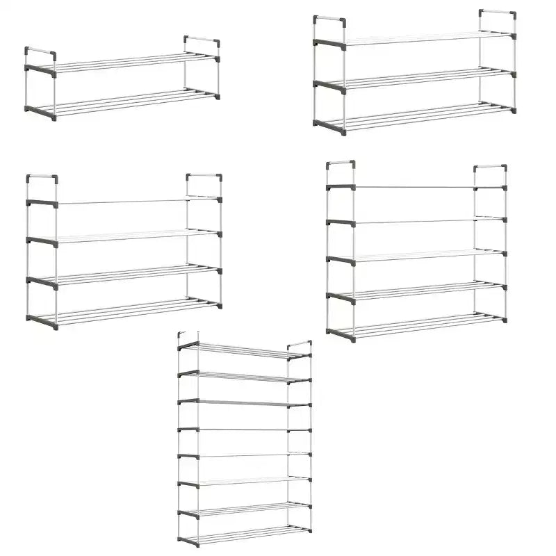 Étagère à chaussures 5 niveaux Home-Complete pour 25 paires, blanche