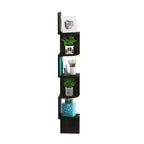Furinno Étagère d'angle murale flottante moderne à 5 niveaux