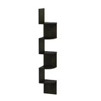 Furinno Étagère d'angle murale flottante moderne à 5 niveaux