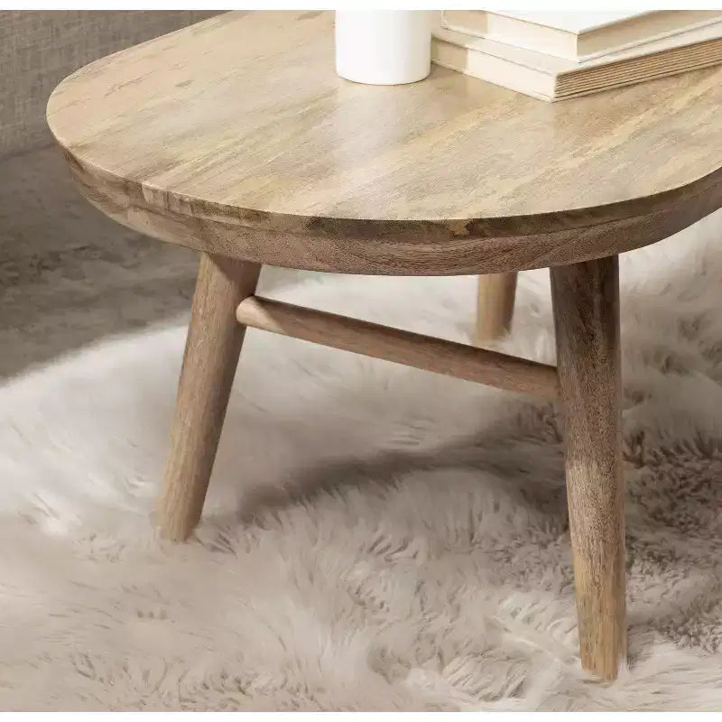 Table basse en bois Kate and Laurel Conan Capsule, 38x20x17, naturel
