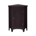 Teamson Home Glancy Armoire d'angle sur pied