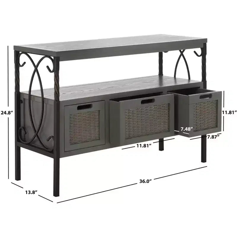 Console Joshua Media - AMH6532 - Safavieh Couture