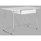 Bureau Molloy – FOX2212 – Blanc/Chrome – Safavieh Couture