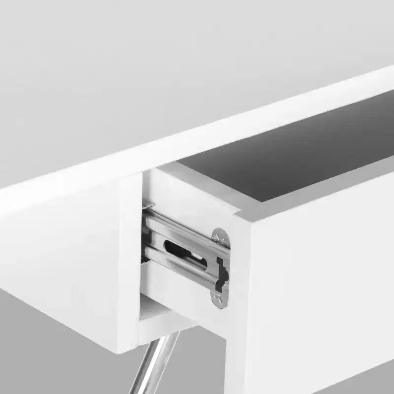 Bureau Molloy – FOX2212 – Blanc/Chrome – Safavieh Couture