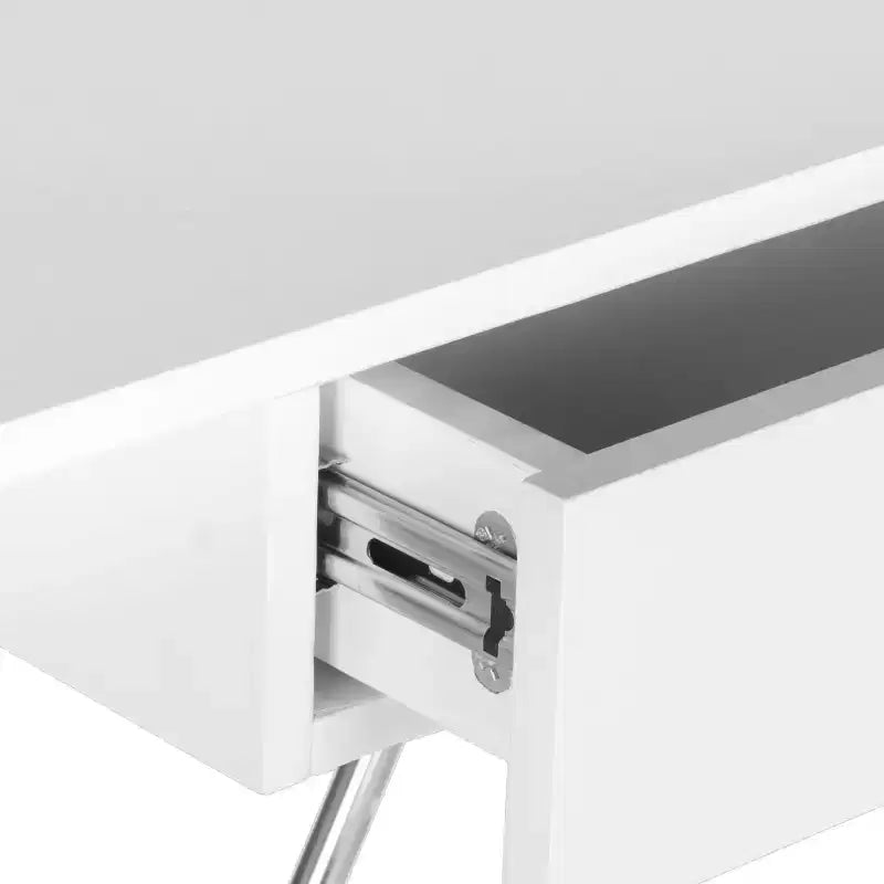 Bureau Molloy – FOX2212 – Blanc/Chrome – Safavieh Couture