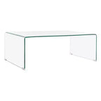 Table basse en verre Willowith - Transparente - Safavieh