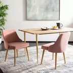 Chaise de salle à manger rembourrée Lulu (lot de 2) - DCH6200 - Safavieh