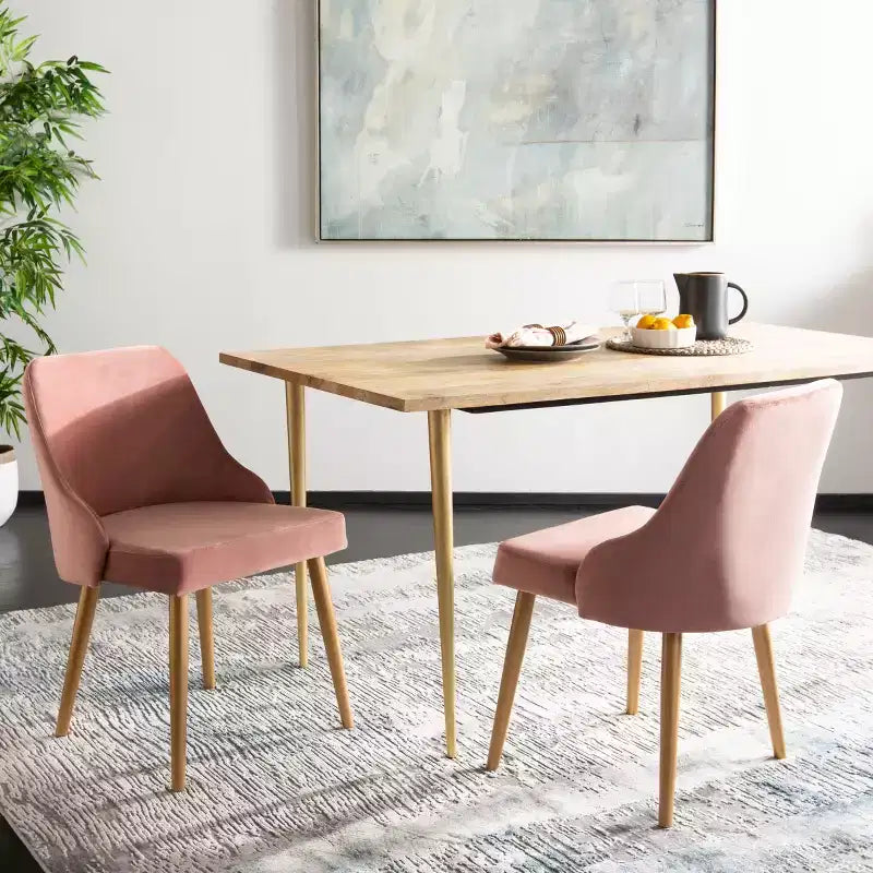 Chaise de salle à manger rembourrée Lulu (lot de 2) - DCH6200 - Safavieh