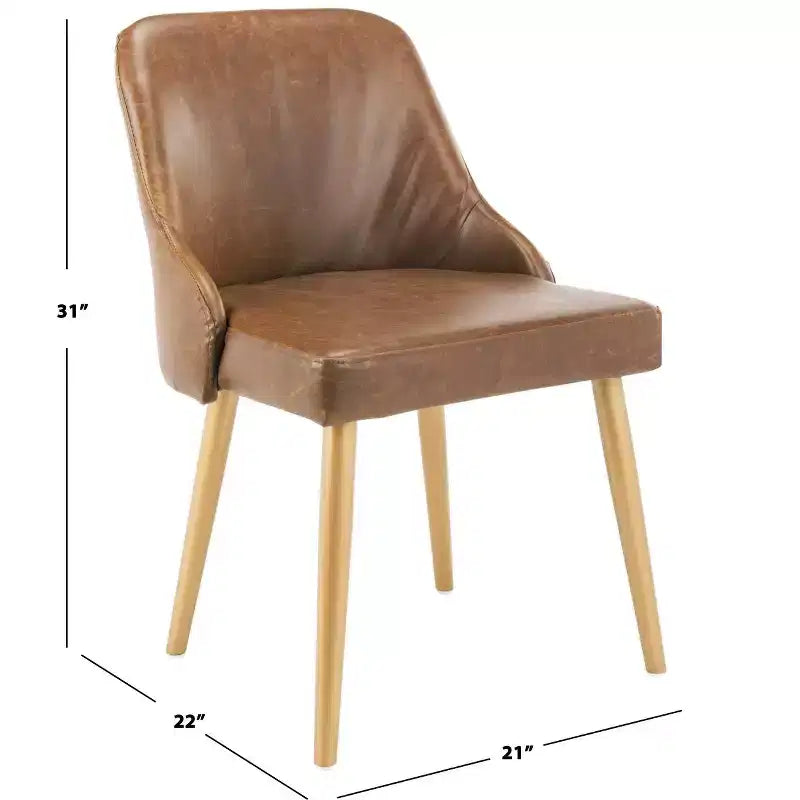 Chaise de salle à manger rembourrée Lulu (lot de 2) - DCH6200 - Safavieh