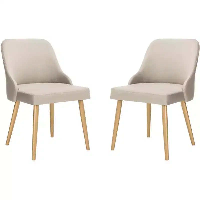 Chaise de salle à manger rembourrée Lulu (lot de 2) - DCH6200 - Safavieh