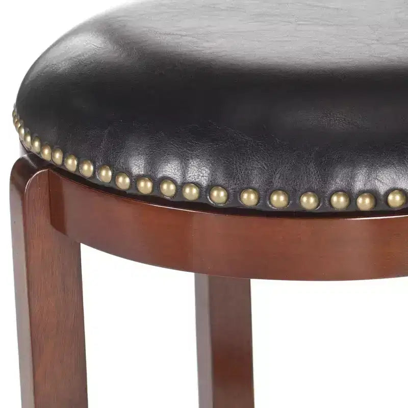 Tabouret de bar pivotant Elwood - FOX7015 - Cerisier/Noir - Safavieh Couture
