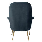Fauteuil Aimee en velours - SFV4701 - Safavieh Couture
