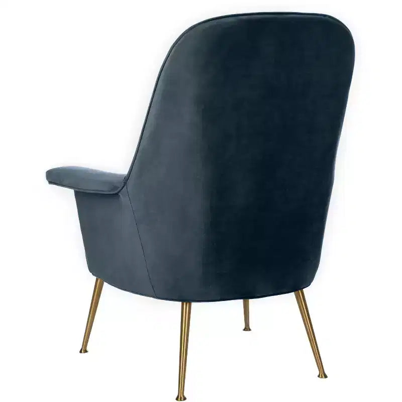 Fauteuil Aimee en velours - SFV4701 - Safavieh Couture