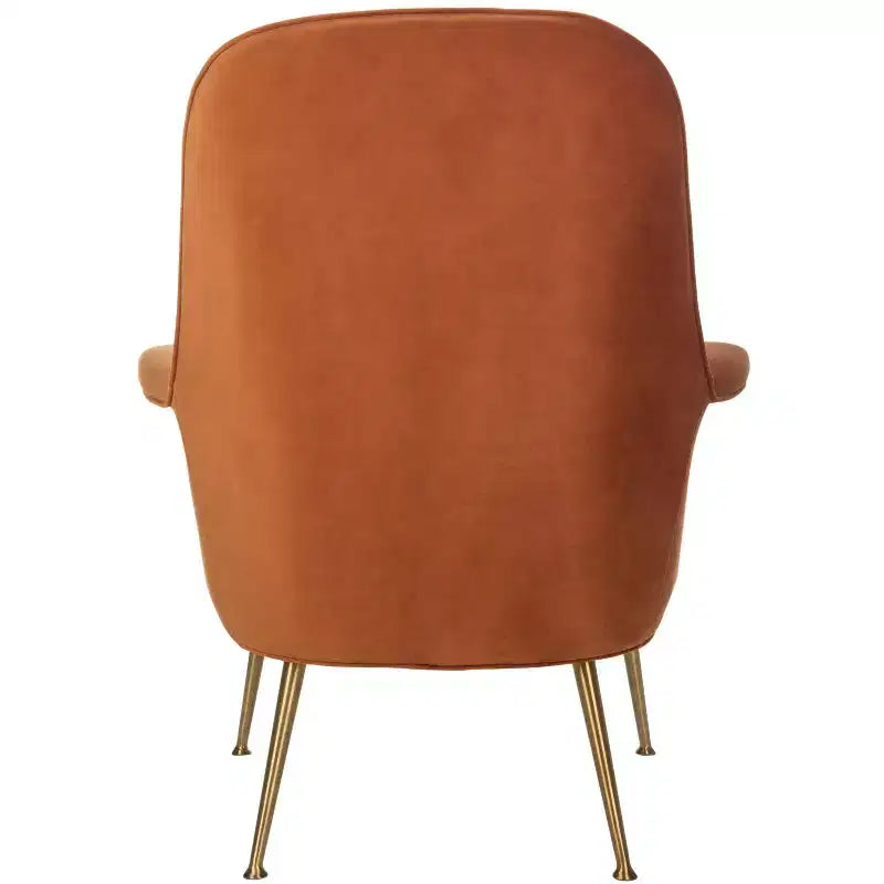 Fauteuil Aimee en velours - SFV4701 - Safavieh Couture