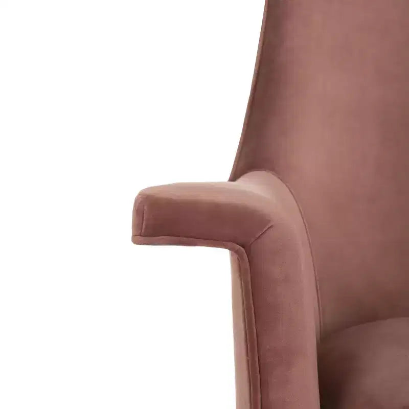 Fauteuil Aimee en velours - SFV4701 - Safavieh Couture