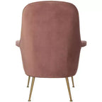 Fauteuil Aimee en velours - SFV4701 - Safavieh Couture