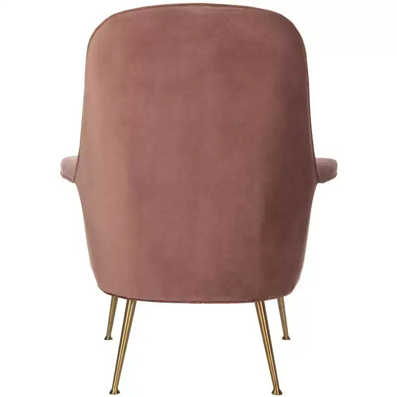 Fauteuil Aimee en velours - SFV4701 - Safavieh Couture