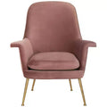 Aimee Velvet Arm Chair - SFV4701 - Safavieh Couture