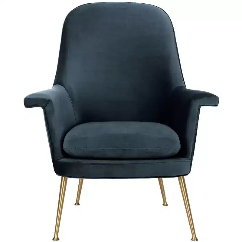 Fauteuil Aimee en velours - SFV4701 - Safavieh Couture