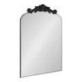 Kate and Laurel Arendahl Beveled Frameless Arch Mirror