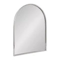 Kate and Laurel Rowla Arch Wall Mirror, 24x32, Silver