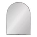 Miroir mural cintrée Rowla Kate et Laurel, 24x32, Argent