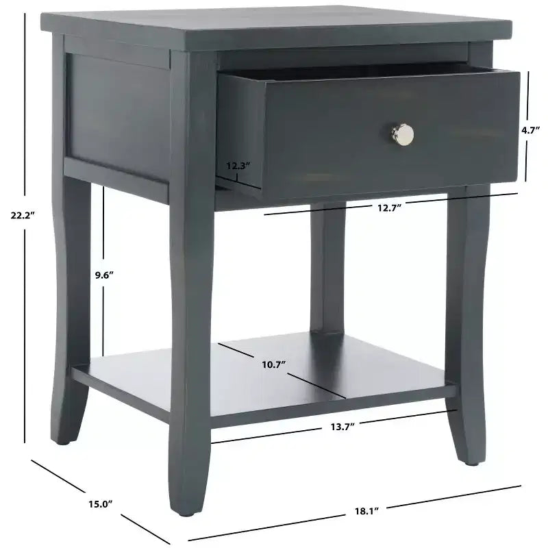 Table de chevet Coby avec tiroir de rangement - AMH6616 - Safavieh Couture