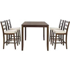 Ensemble de bar 5 pièces Melvin - DNS9200A - Marron/Beige - Safavieh