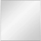 Uttermost Alexo Brushed Silver 28 Square Wall Mirror