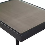 Table d'appoint noire Uttermost Windell en porte-à-faux