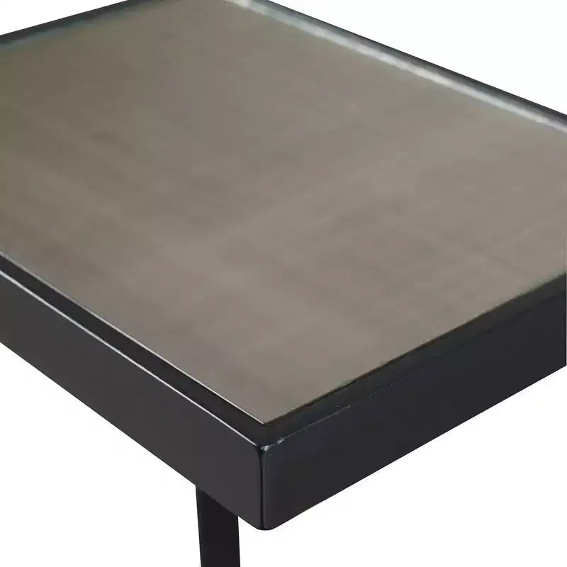Table d'appoint noire Uttermost Windell en porte-à-faux