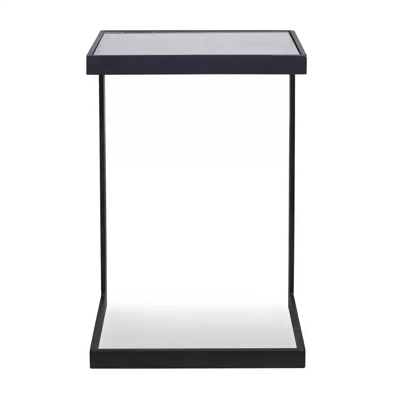Table d'appoint noire Uttermost Windell en porte-à-faux