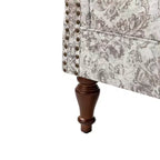 Fauteuil Theodor avec pieds fuseau pour salon et chambre à coucher, ensemble de 2 fauteuils club | ART OF LIVING DESIGNS