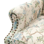 Fauteuil Theodor avec pieds fuseau pour salon et chambre à coucher, ensemble de 2 fauteuils club | ART OF LIVING DESIGNS