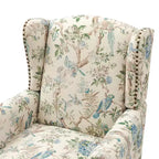 Fauteuil Theodor avec pieds fuseau pour salon et chambre à coucher, ensemble de 2 fauteuils club | ART OF LIVING DESIGNS