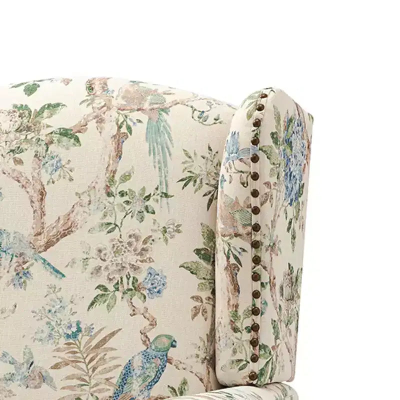 Fauteuil Theodor avec pieds fuseau pour salon et chambre à coucher, ensemble de 2 fauteuils club | ART OF LIVING DESIGNS