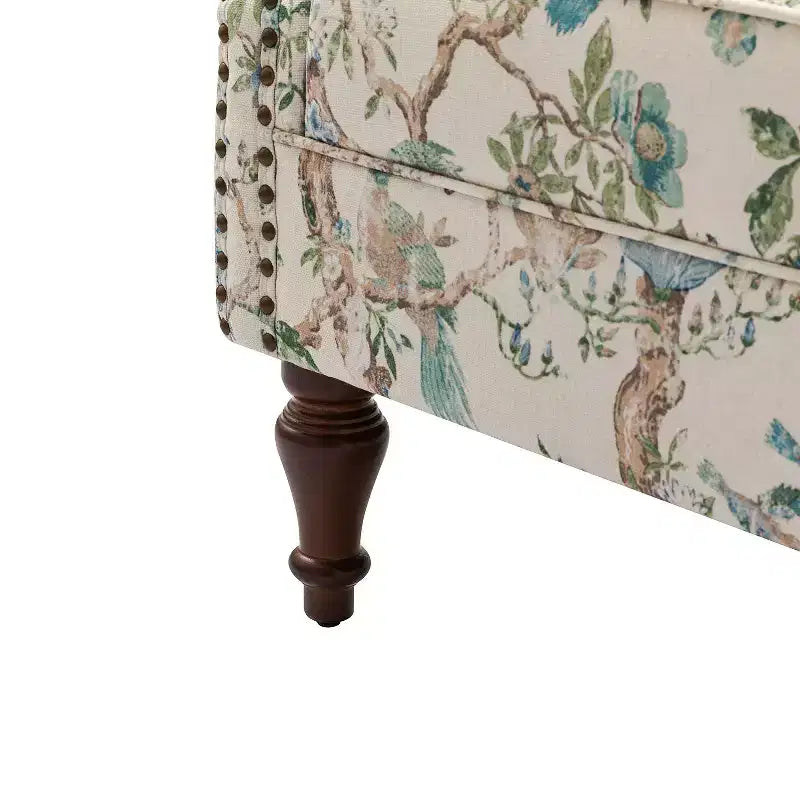 Fauteuil Theodor avec pieds fuseau pour salon et chambre à coucher, ensemble de 2 fauteuils club | ART OF LIVING DESIGNS