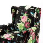 Fauteuil Theodor avec pieds fuseau pour salon et chambre à coucher, ensemble de 2 fauteuils club | ART OF LIVING DESIGNS