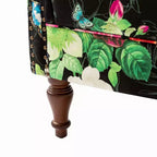 Fauteuil Theodor avec pieds fuseau pour salon et chambre à coucher, ensemble de 2 fauteuils club | ART OF LIVING DESIGNS