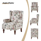Fauteuil Theodor avec pieds fuseau pour salon et chambre à coucher, ensemble de 2 fauteuils club | ART OF LIVING DESIGNS