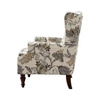 Fauteuil Theodor avec pieds fuseau pour salon et chambre à coucher, ensemble de 2 fauteuils club | ART OF LIVING DESIGNS
