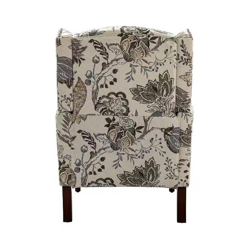 Fauteuil Theodor avec pieds fuseau pour salon et chambre à coucher, ensemble de 2 fauteuils club | ART OF LIVING DESIGNS