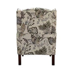 Fauteuil Theodor avec pieds fuseau pour salon et chambre à coucher, ensemble de 2 fauteuils club | ART OF LIVING DESIGNS