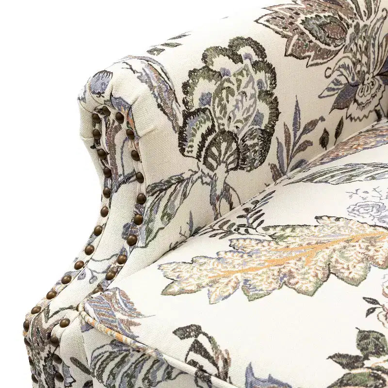 Fauteuil Theodor avec pieds fuseau pour salon et chambre à coucher, ensemble de 2 fauteuils club | ART OF LIVING DESIGNS