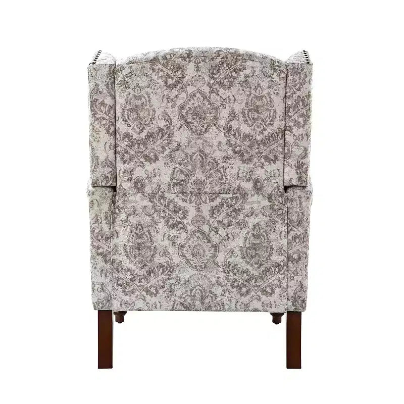 Fauteuil Theodor avec pieds fuseau pour salon et chambre à coucher, ensemble de 2 fauteuils club | ART OF LIVING DESIGNS