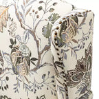 Fauteuil Theodor avec pieds fuseau pour salon et chambre à coucher, ensemble de 2 fauteuils club | ART OF LIVING DESIGNS