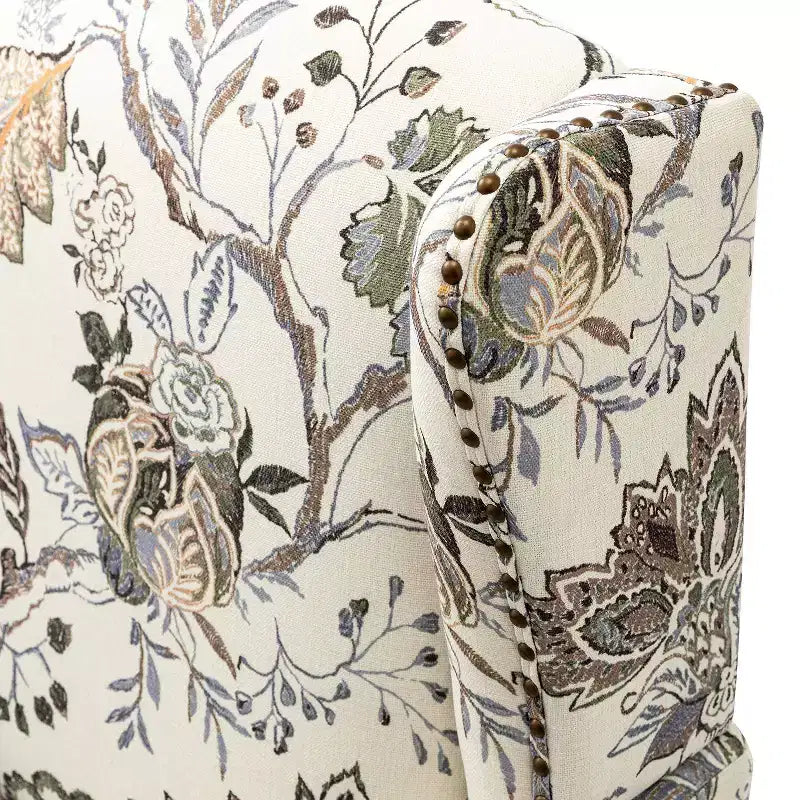 Fauteuil Theodor avec pieds fuseau pour salon et chambre à coucher, ensemble de 2 fauteuils club | ART OF LIVING DESIGNS