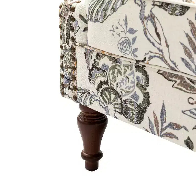 Fauteuil Theodor avec pieds fuseau pour salon et chambre à coucher, ensemble de 2 fauteuils club | ART OF LIVING DESIGNS