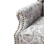 Fauteuil Theodor avec pieds fuseau pour salon et chambre à coucher, ensemble de 2 fauteuils club | ART OF LIVING DESIGNS